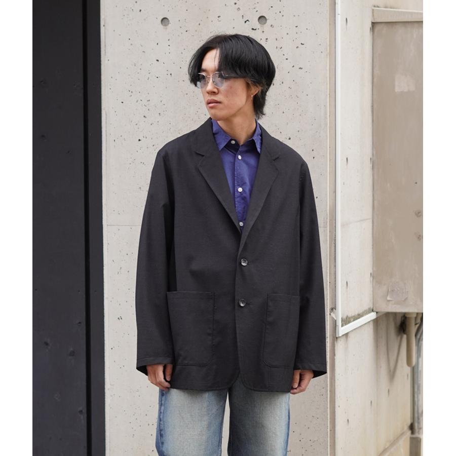 marka /マーカ ： STROLL AROUND JACKET -2/72 WOOL TROPICAL WASHER