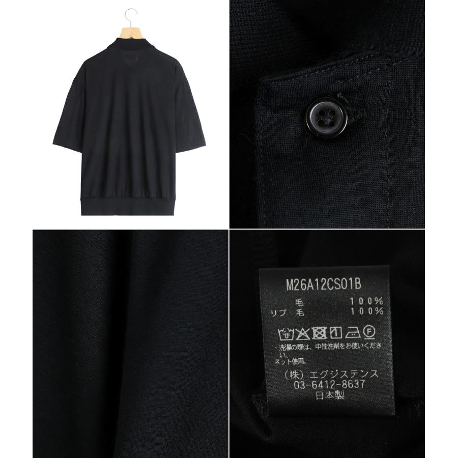 marka（マーカ） ： ONE BUTTON POLO TEE S/S -SUPER 120s WASHABLE