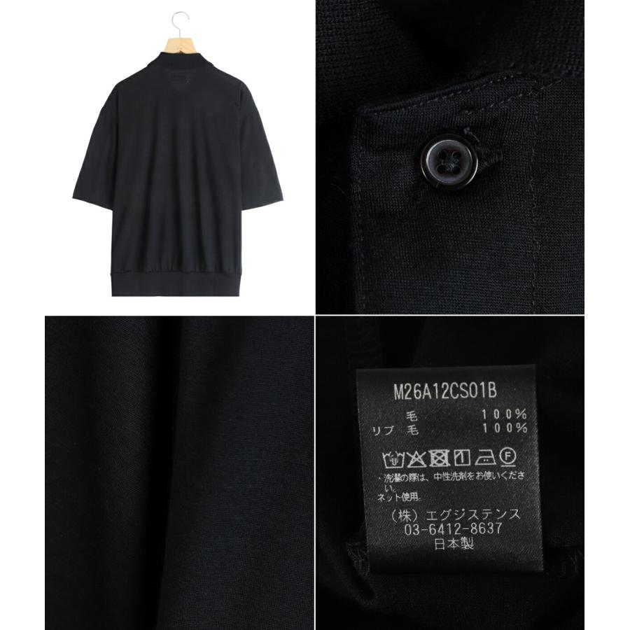 marka（マーカ） ： ONE BUTTON POLO TEE S/S -SUPER 120s WASHABLE