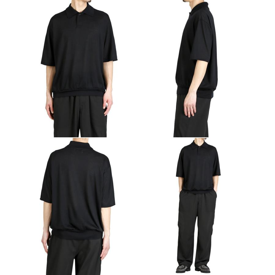 marka（マーカ） ： ONE BUTTON POLO TEE S/S -SUPER 120s WASHABLE
