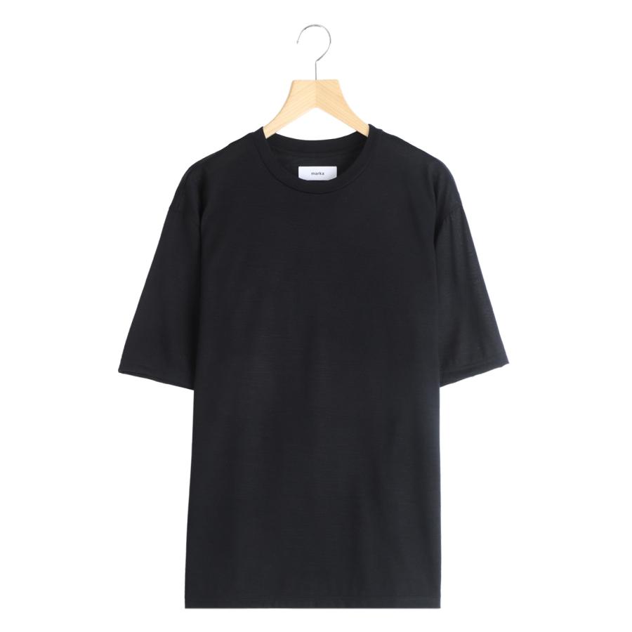 marka（マーカ） ： CREW NECK TEE -SUPER 120s WASHABLE WOOL SINGLE