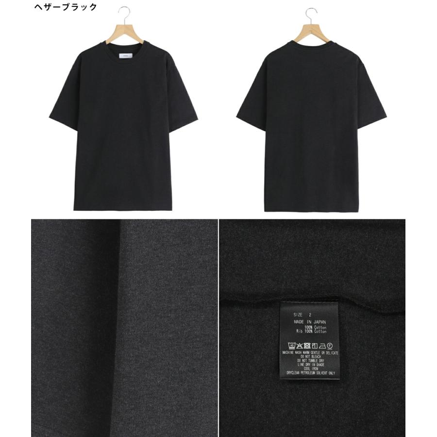 marka / マーカ ： CREW NECK TEE -40/2 ORGANIC COTTON KNIT- / 全2色 ： M26A13CS01B | marka | 02