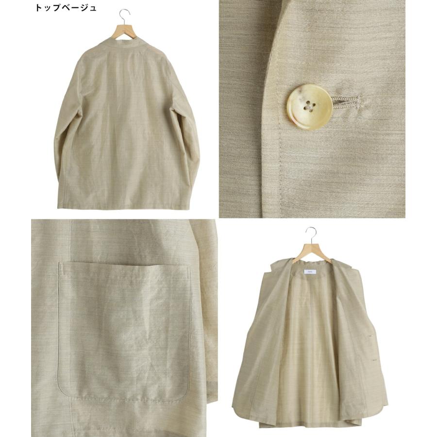 marka / マーカ ： STROLL AROUND JACKET -WOOL SILK FEATHER CLOTH- / 全2色 ： M26A15JK01Cの画像