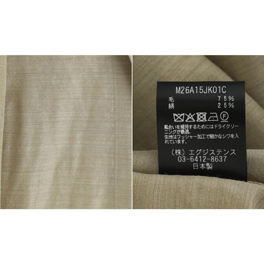 marka / マーカ ： STROLL AROUND JACKET -WOOL SILK FEATHER CLOTH- / 全2色 ： M26A15JK01Cの画像