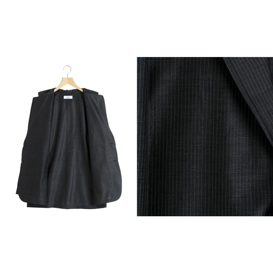 marka（マーカ） ： STROLL AROUND JACKET -WOOL SILK FEATHER CLOTH