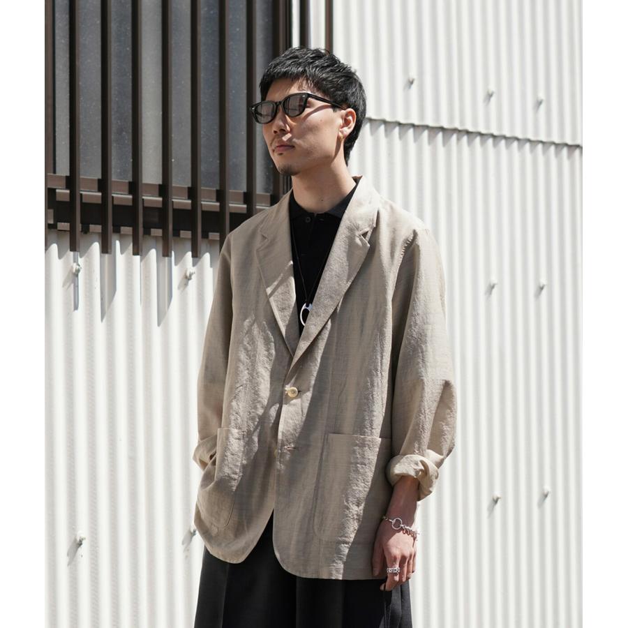 marka / マーカ ： STROLL AROUND JACKET -WOOL SILK FEATHER CLOTH- / 全2色 ： M26A15JK01Cの画像