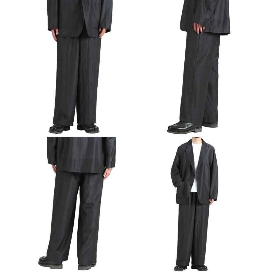 marka / マーカ ： WIDE CYLINDER FIT EASY PANTS -WOOL SILK FEATHER CLOTH- / 全2色 ： M26A15PT01Cの画像