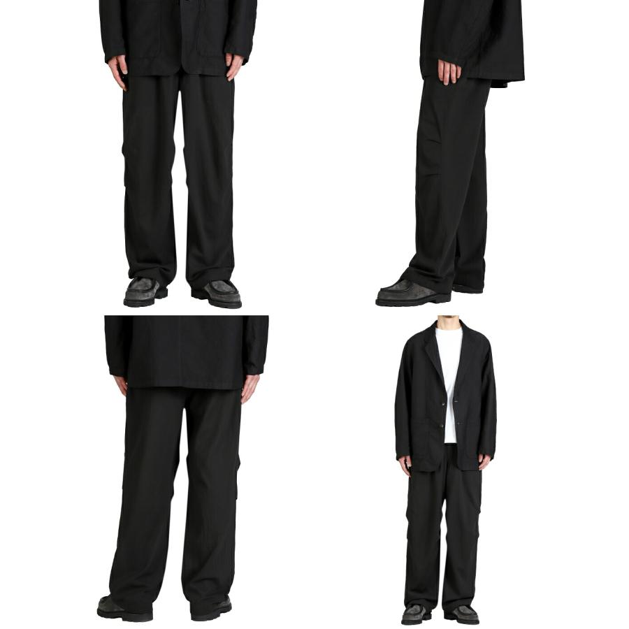 marka（マーカ） ： KNEE TUCK PANTS -ORGANIC COTTON HIGH TWISTED