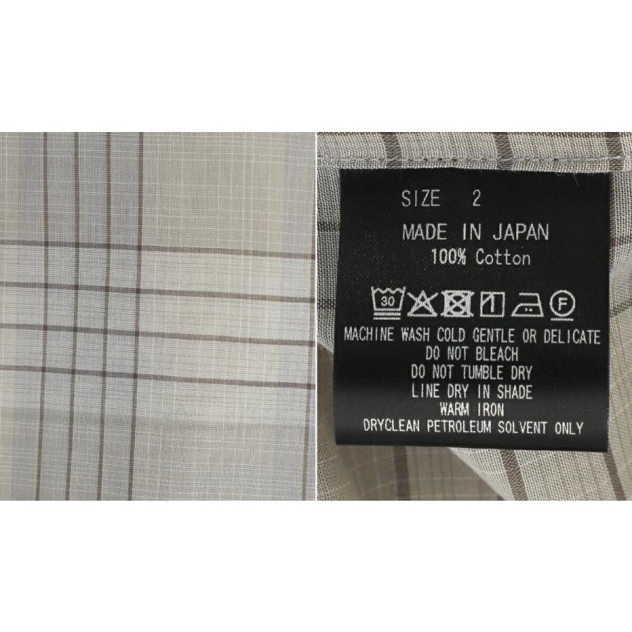 marka / マーカ ： OPEN COLLAR L/S SHIRT -60/1 ORGANIC COTTON HIGH TWISTED LOAN- / 全2色 ： M26A18SH01Cの画像