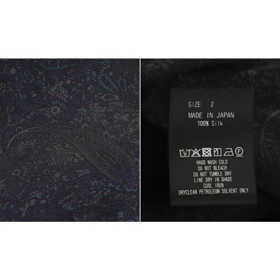 marka / マーカ ： SILK OPEN COLLAR L/S SHIRT -HABUTAE SILK- / 全2色 ： M26A21SH01Cの画像