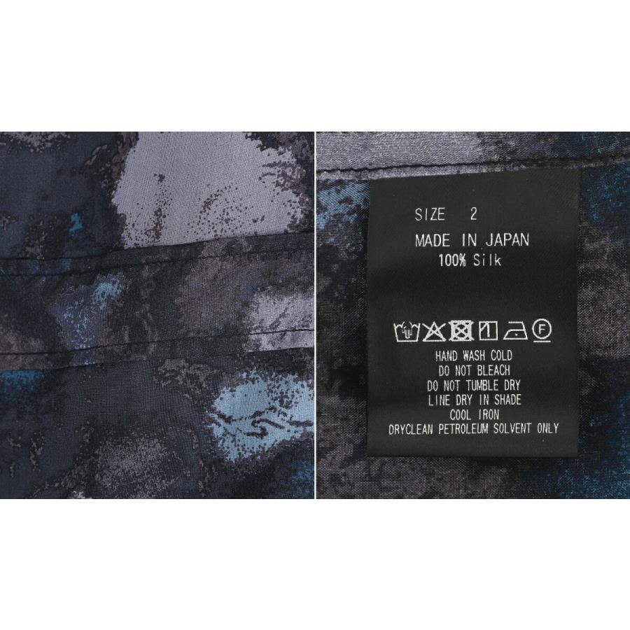 marka / マーカ ： SILK OPEN COLLAR L/S SHIRT -HABUTAE SILK- / 全2色 ： M26A21SH01Cの画像