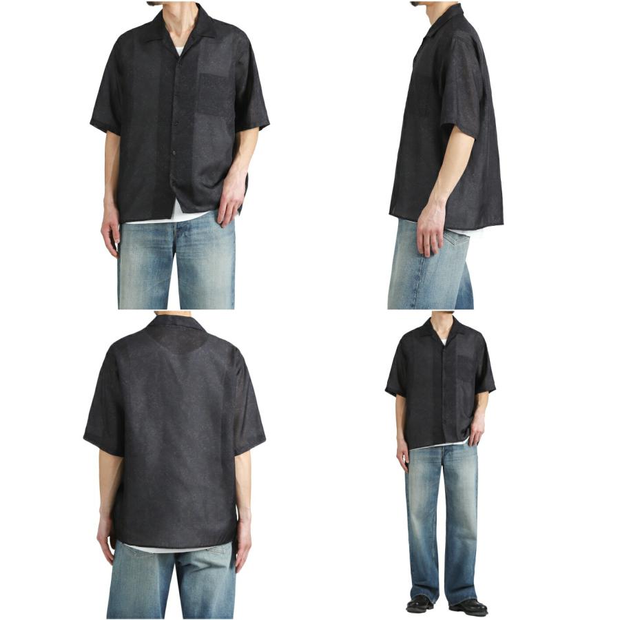 marka / マーカ ： SILK OPEN COLLAR S/S SHIRT -HABUTAE SILK- / 全2色 ： M26A21SH02Bの画像