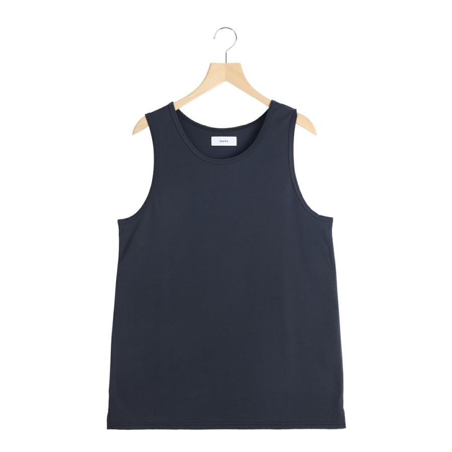 【P5倍】marka / マーカ ： TANK TOP -ORGANIC COTTON HIGH TWIST KNIT- / 全2色 ： M26B06CS02A | marka