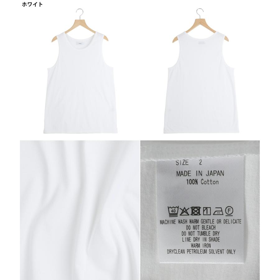 【P5倍】marka / マーカ ： TANK TOP -ORGANIC COTTON HIGH TWIST KNIT- / 全2色 ： M26B06CS02A | marka | 04