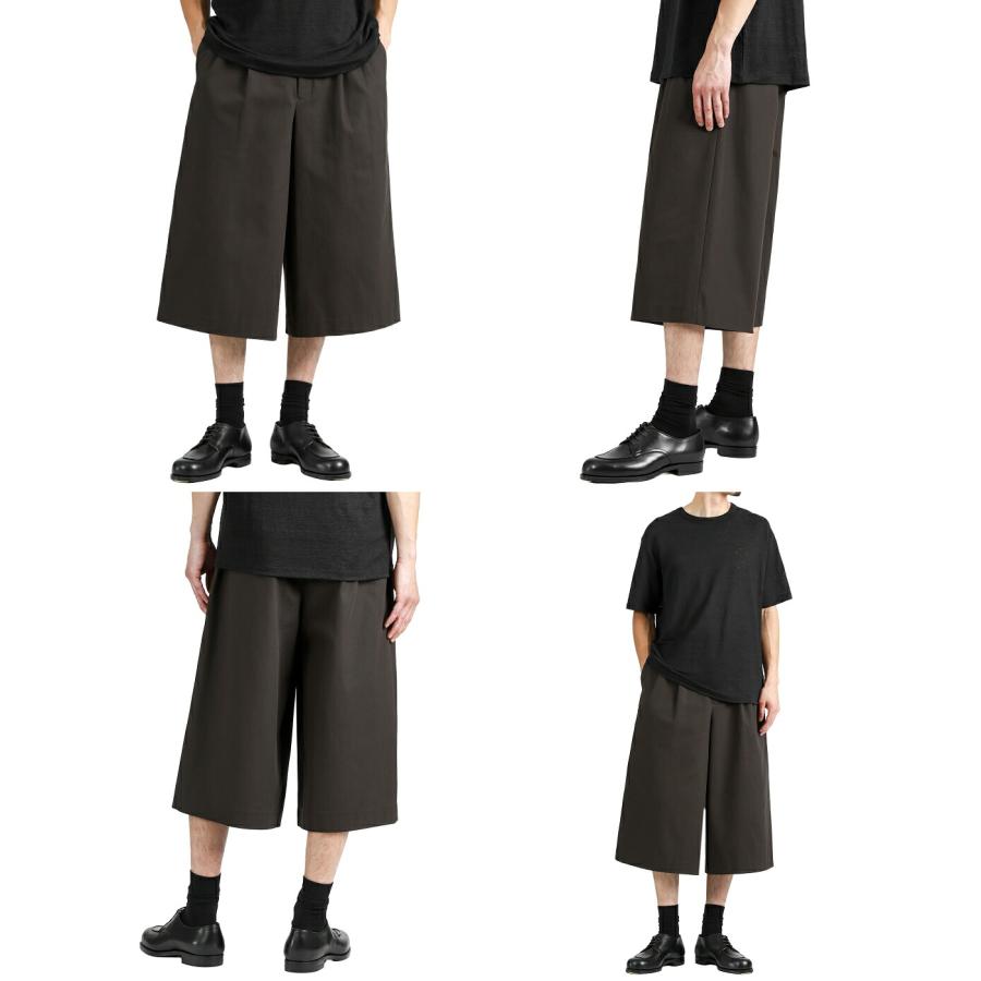 marka（マーカ） ： TWO TUCK CROPPED TROUSERS -ORGANIC COTTON