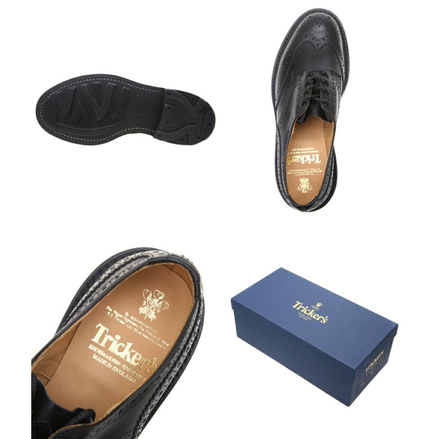 Tricker's / トリッカーズ ： WING TIP SHOES RIDGEWAY SOLE -BLK- ： M5633 | Tricker's | 02