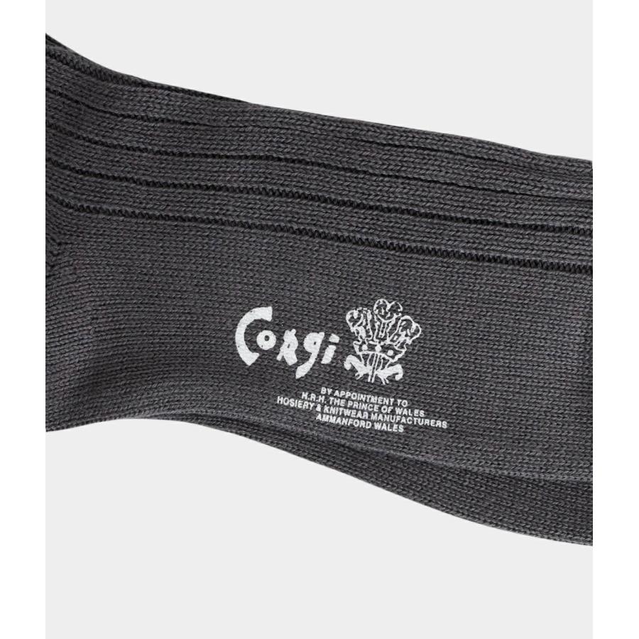 未使用　保管品　コーギ　Corgi カシミアソックス CORGI / コーギー ： 別注 Midium Plain Socks 全5色 Midium