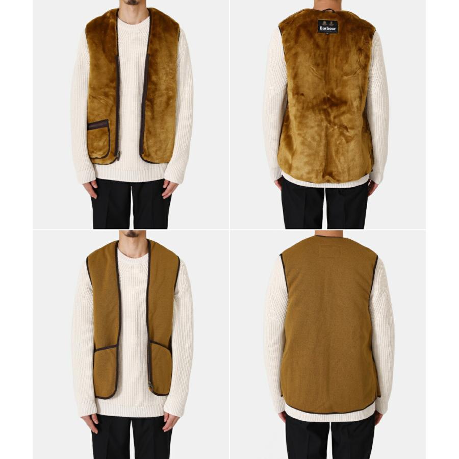 【P10倍】Barbour / バブアー ： WARM PILE WAISTCOAT ZIP-IN LINER ： MLI0004 | Barbour | 08
