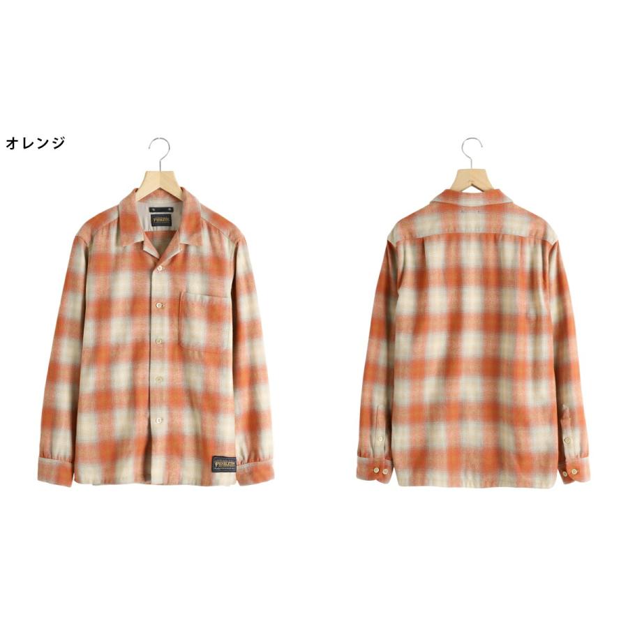 MINEDENIM（マインデニム） ： PENDLETON W.Plaid Open Collar SH/ 全2