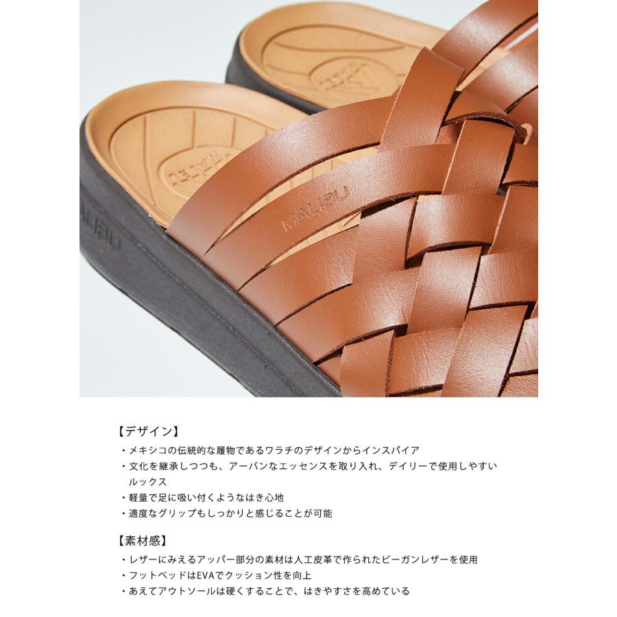 MALIBU SANDALS（マリブサンダルズ） ： ZUMA (VEGAN LEATHER) ： MS02