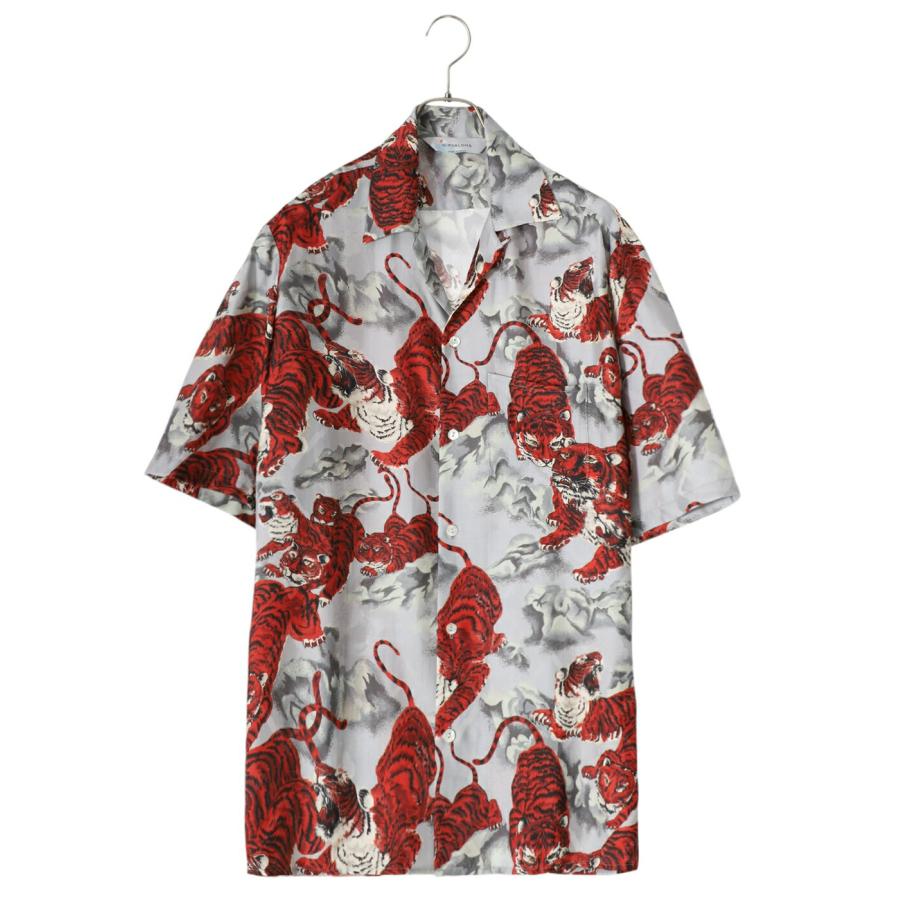 トップス NIPOALOHA SILK SHORT SLEEVE ALOHA SHIRT SILK CUPRO SHORT SLEEVE ALOHA SHIRT(百虎) | NIPOALOHA