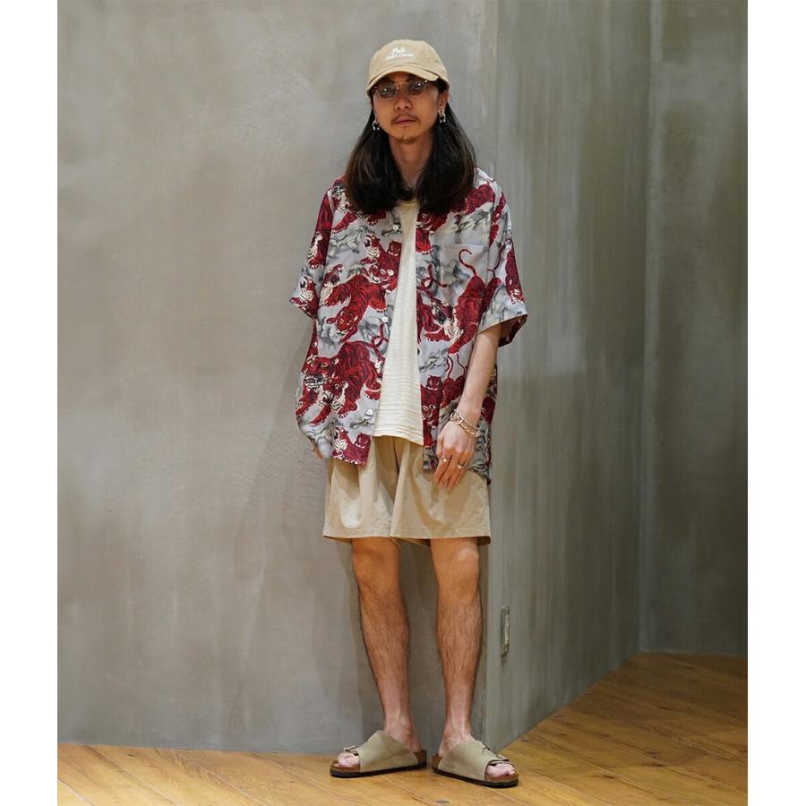 NIPOALOHA アロハシャツ NIPOALOHA / ニポアロハ ： RAYON SHORT SLEEVE ALOHA SHIRT(伊藤若冲