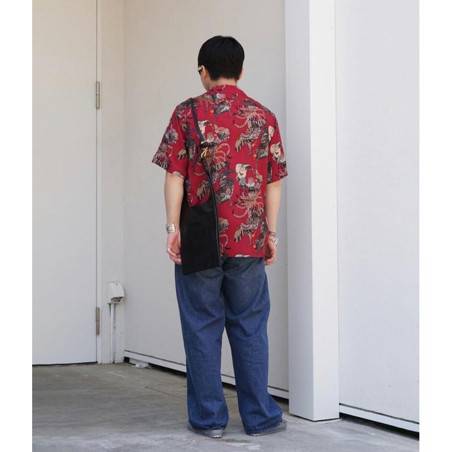 NIPOALOHA（ニポアロハ） ： RAYON SHORT SLEEVE ALOHA SHIRT(伊藤若冲