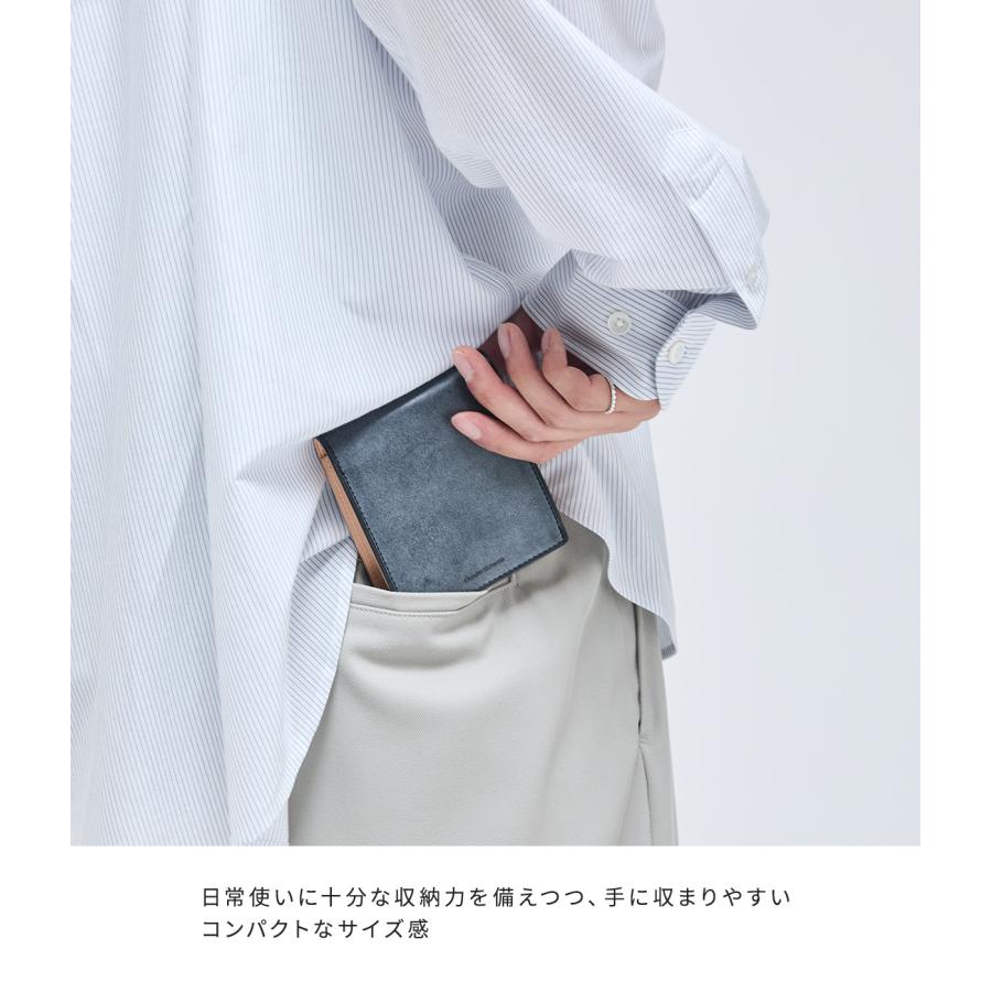 Hender Scheme（エンダースキーマ） ： half folded wallet / 全2色