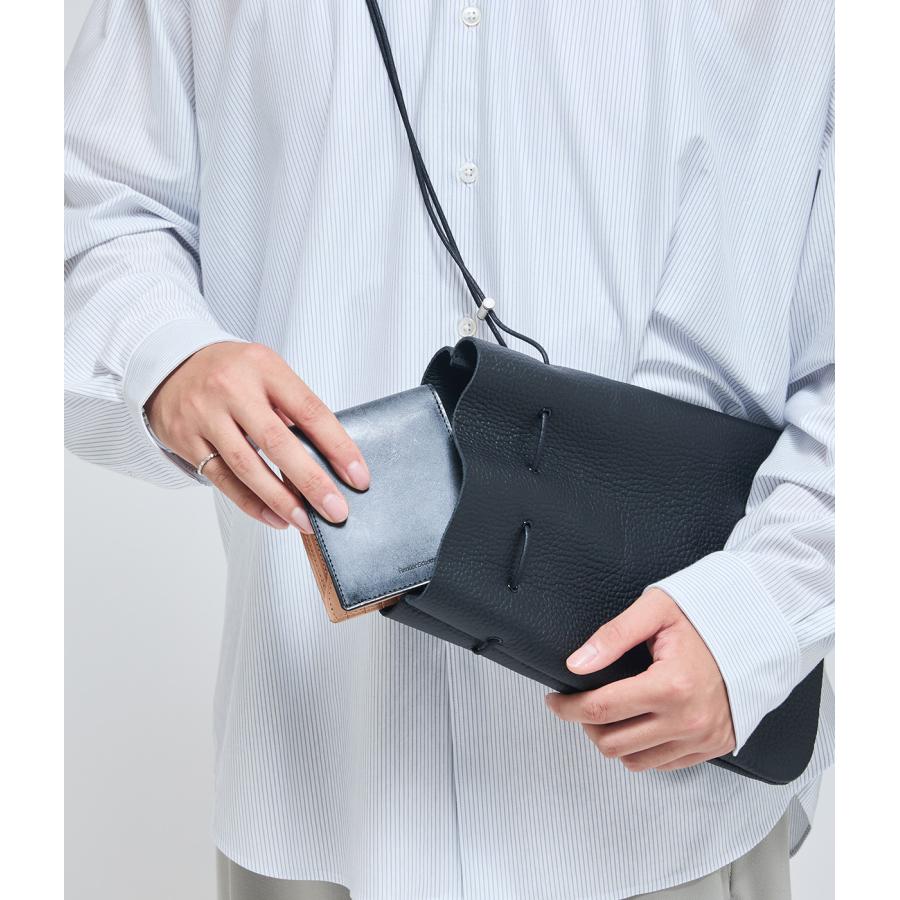 エンダースキーマ half folded wallet 二つ折りBlack Hender Scheme（エンダースキーマ） ： half folded wallet / 全2色