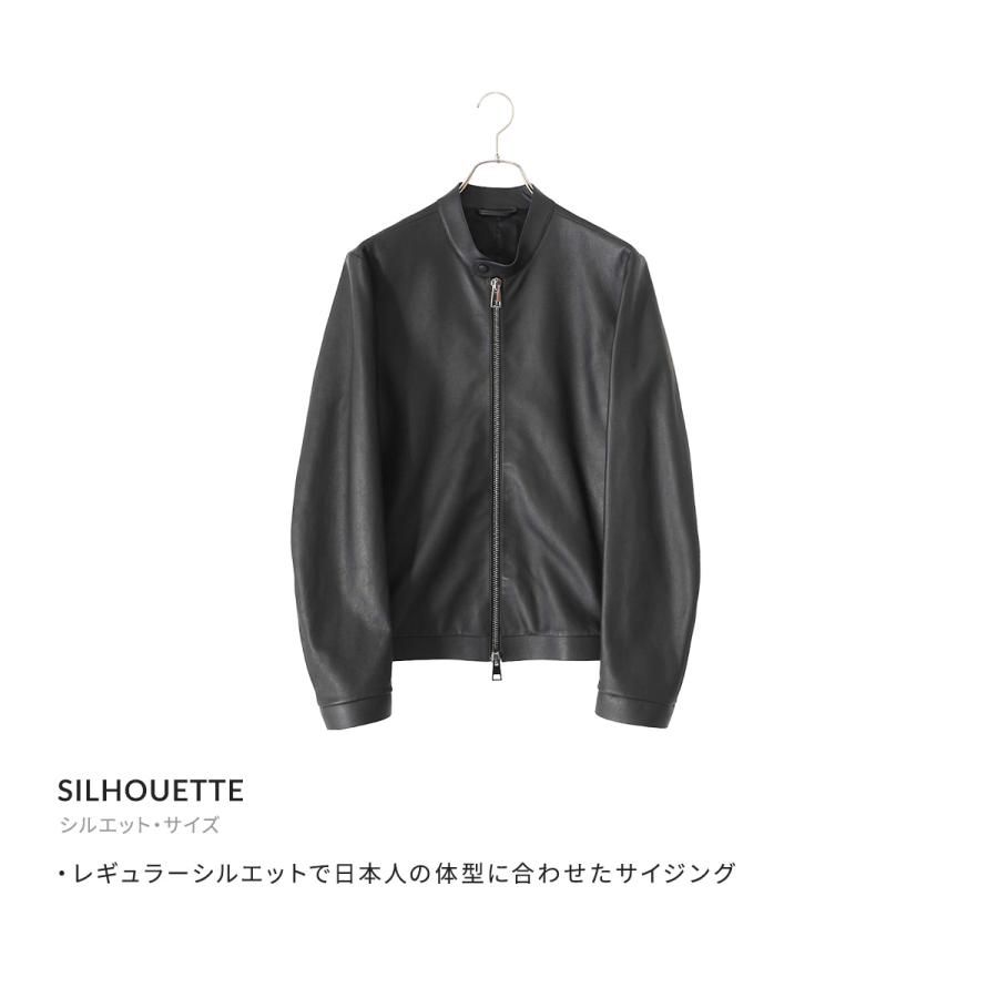 CALIBRO12 定番シングルライダースシープスキン新品未使用サイズL CALIBRO12 定番シングルライダースシープスキン新品未使用サイズL