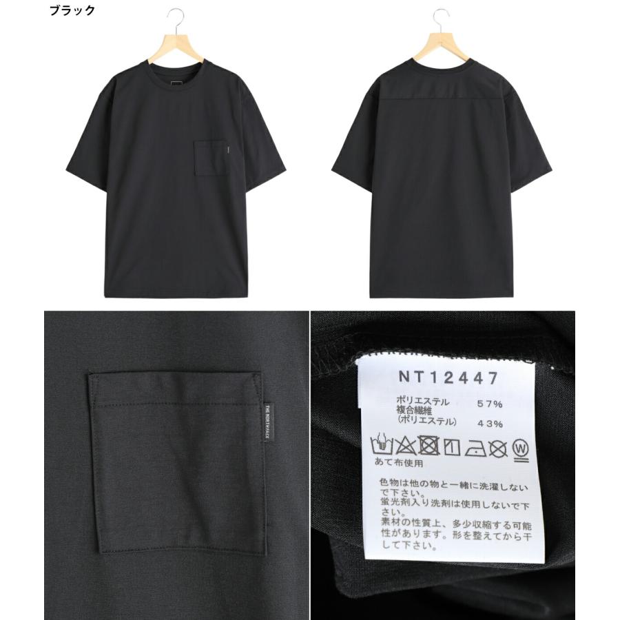 【20%OFF】THE NORTH FACE / ザ・ノース・フェイス ： S/S Airy Pocket Tee / 全2色 ： NT12447[コンパクト] | THE NORTH FACE | 03