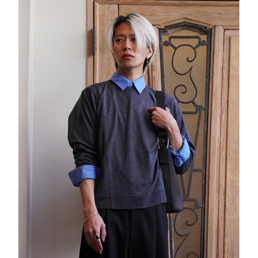 JOHN SMEDLEY（ジョンスメドレー） ： 別注 Crew Neck 30G / 全7色