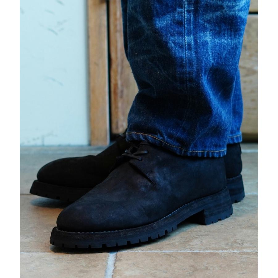 GUIDI（グイディ） ： 別注 NEW MIDLACE BACK ZIP BOOTS ： ONLYARK-0