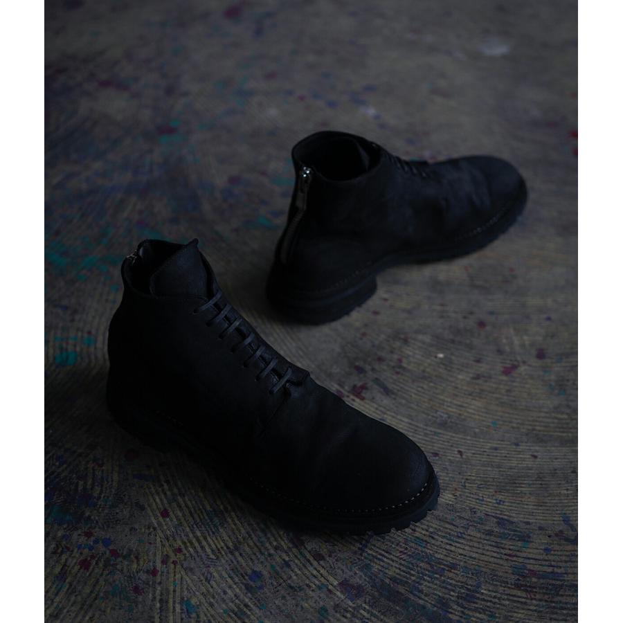 GUIDI（グイディ） ： 別注 NEW MIDLACE BACK ZIP BOOTS ： ONLYARK-0