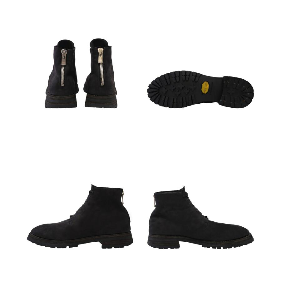 GUIDI（グイディ） ： 別注 NEW MIDLACE BACK ZIP BOOTS ： ONLYARK-0