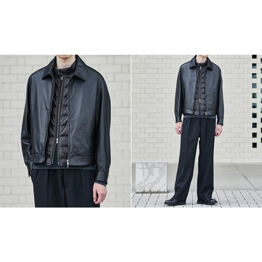 EMMETI / エンメティ ： 別注 JURI DOWN VEST SP LEATHER ： ONLYARK-1-2511の画像