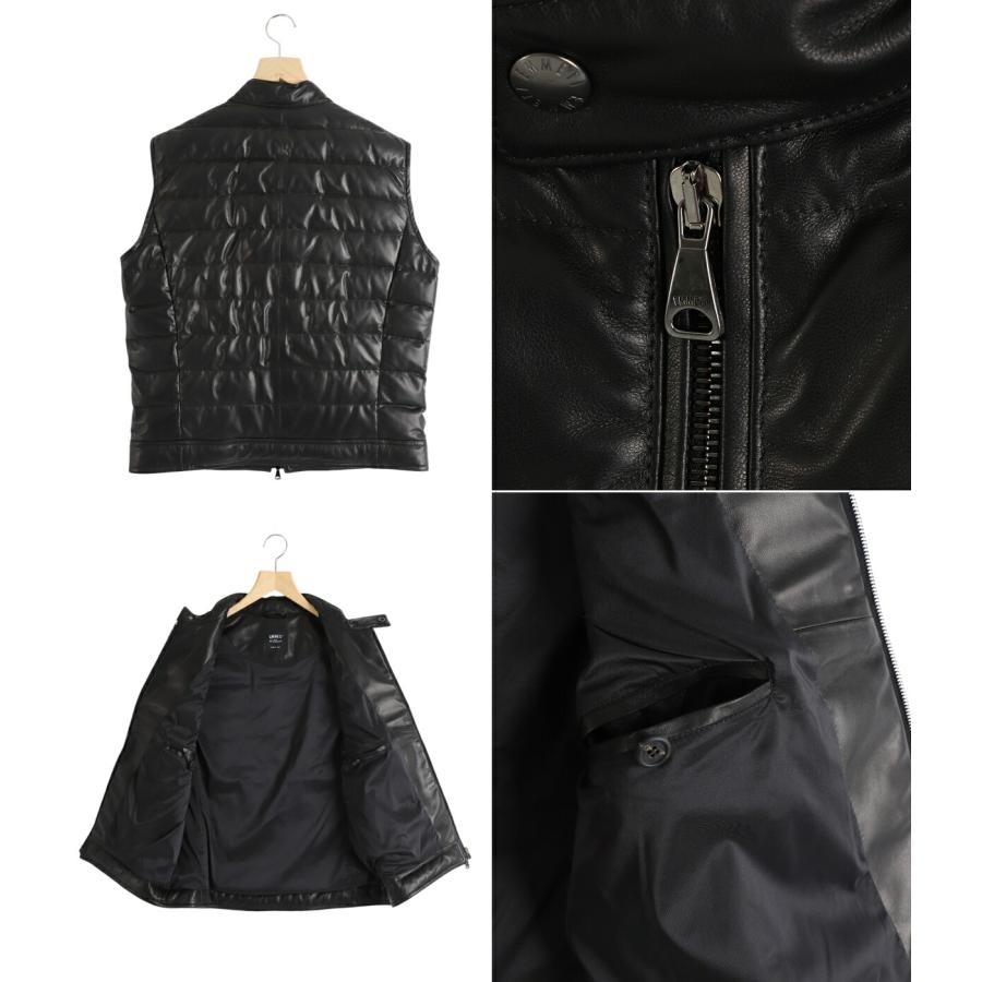 EMMETI / エンメティ ： 別注 JURI DOWN VEST SP LEATHER ： ONLYARK-1-2511の画像