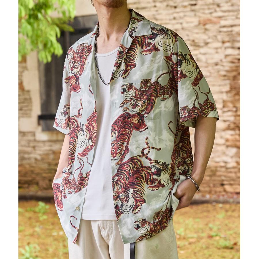 NIPOALOHA（ニポアロハ） ： 別注 RAYON SHORT SLEEVE ALOHA SHIRT ONE