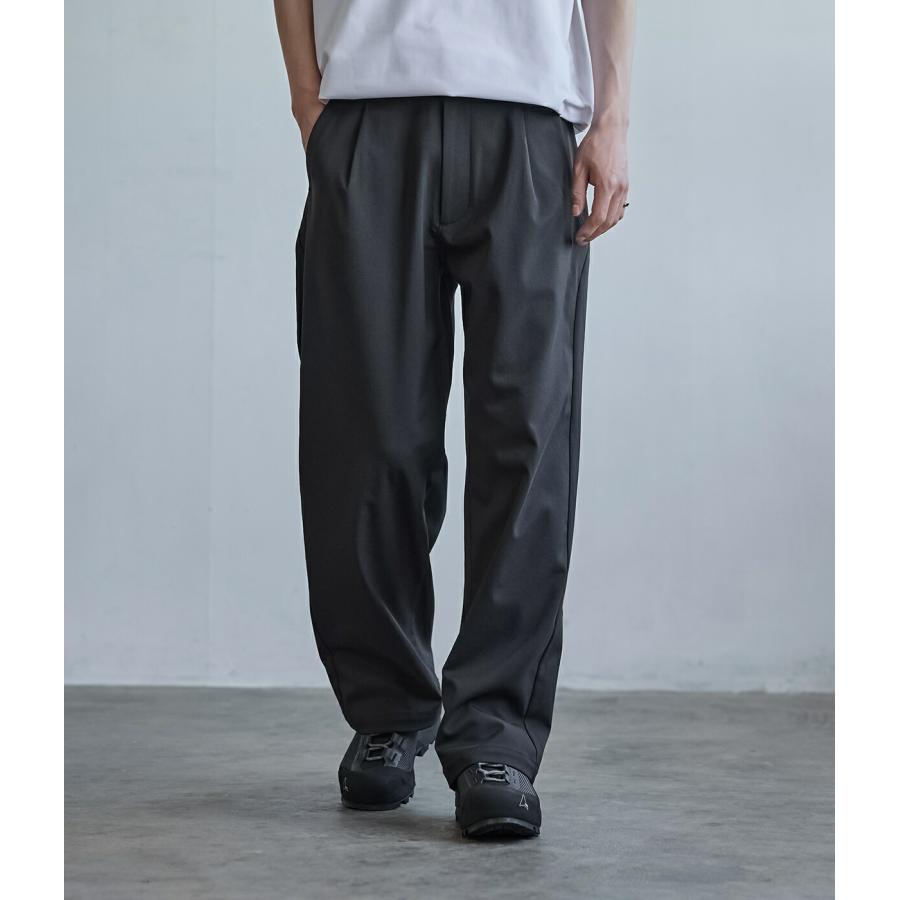 送料無料【GOLDWIN】ブラック無地スキーパンツ M GOLDWIN（ゴールドウイン） ： 別注 Dry Stretch Twill Tuck Straight