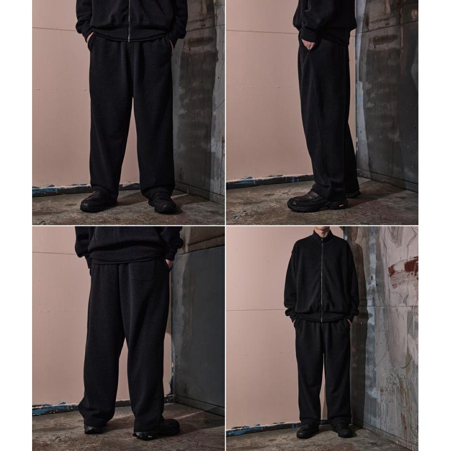 collab Light Sweatlike V-neck Knit クロツチ GLOBAL WORK（グローバルワーク）の「スウェットライクVネックプル