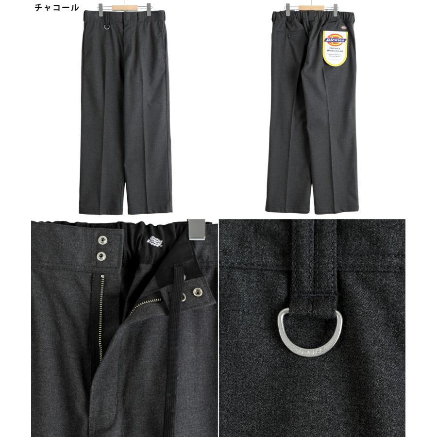 Dickies（ディッキーズ） ： 別注 MIDDLE RISE WORK PANTS / 全3色