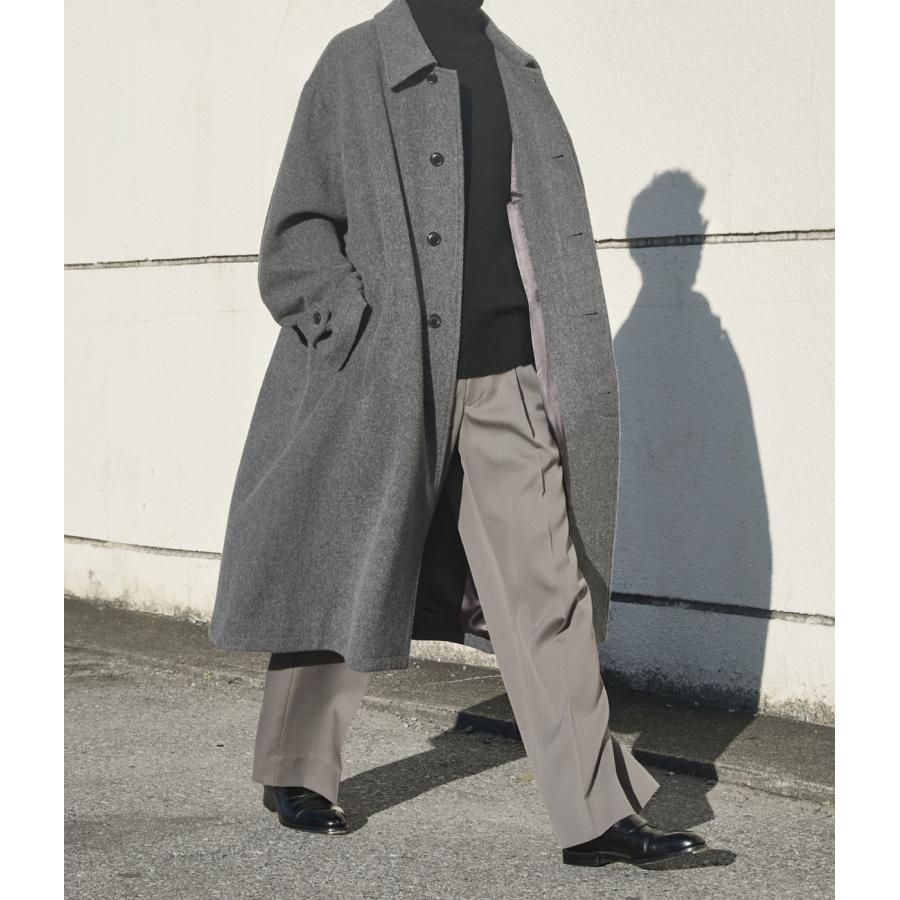 URU（ウル） ： 別注 NAPPING MELTON - BALMACAAN COAT ： ONLYARK-5