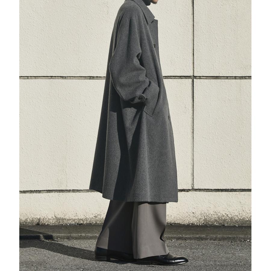 URU（ウル） ： 別注 NAPPING MELTON - BALMACAAN COAT ： ONLYARK-5