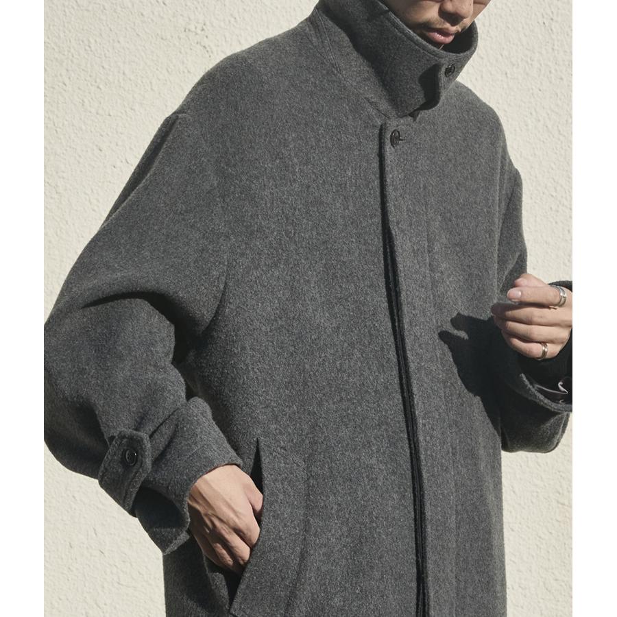 URU（ウル） ： 別注 NAPPING MELTON - BALMACAAN COAT ： ONLYARK-5