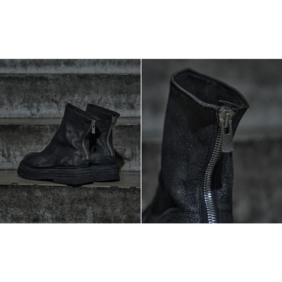 GUIDI（グイディ） ： 別注 BACK ZIP BOOTS ： ONLYARK-5-2509