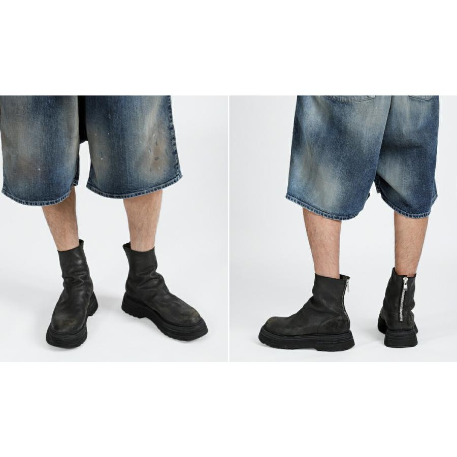 GUIDI（グイディ） ： 別注 BACK ZIP BOOTS ： ONLYARK-5-2509