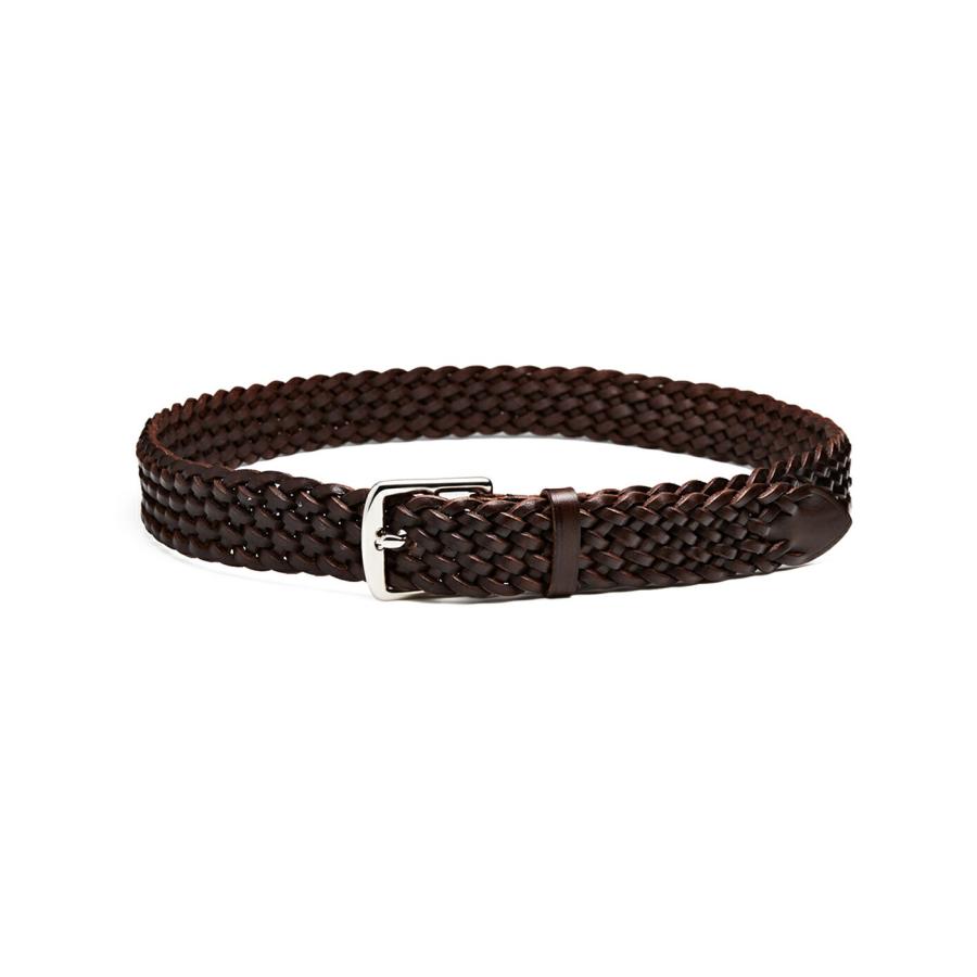 BEORMA LEATHER COMPANY / ベオーマレザーカンパニー ： 28mm BASKET WEAVE PLAITED BELT / 全2色 ： P0058 | BEORMA LEATHER COMPANY