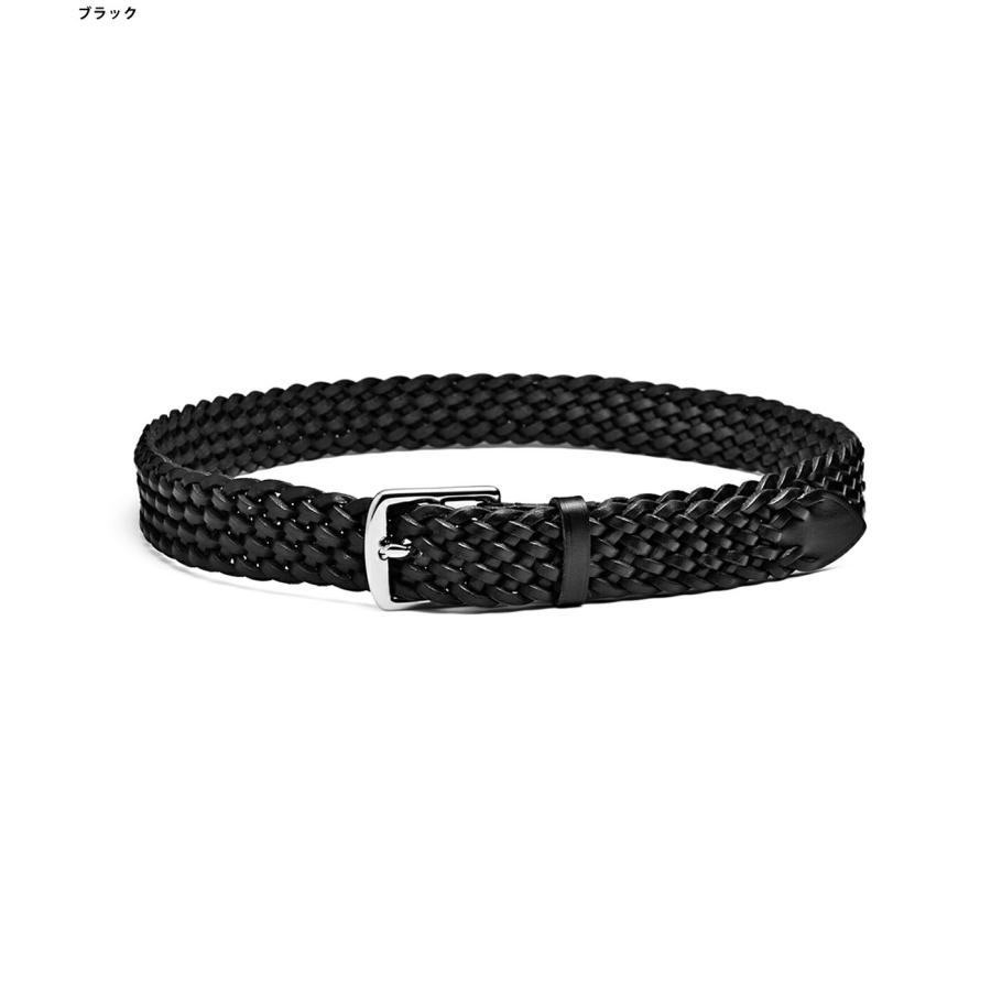 BEORMA LEATHER COMPANY / ベオーマレザーカンパニー ： 28mm BASKET WEAVE PLAITED BELT / 全2色 ： P0058 | BEORMA LEATHER COMPANY | 04
