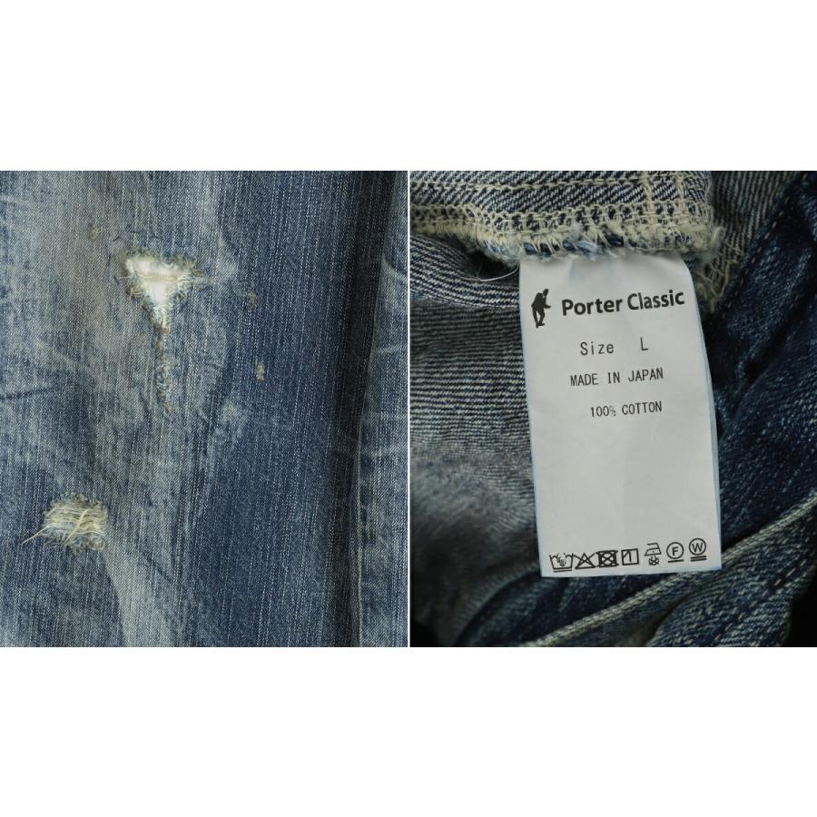 PORTER CLASSIC / ポータークラシック ： STEINBECK DENIM PAINTER PANTS VINTAGE CUSTOM ： PC-005-2497-26SS_3