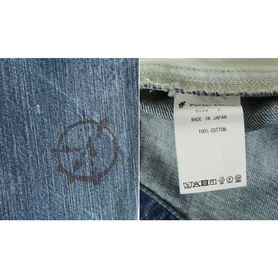 PORTER CLASSIC / ポータークラシック ： STEINBECK DENIM POCKET PANTS VINTAGE CUSTOM ： PC-005-2499の画像